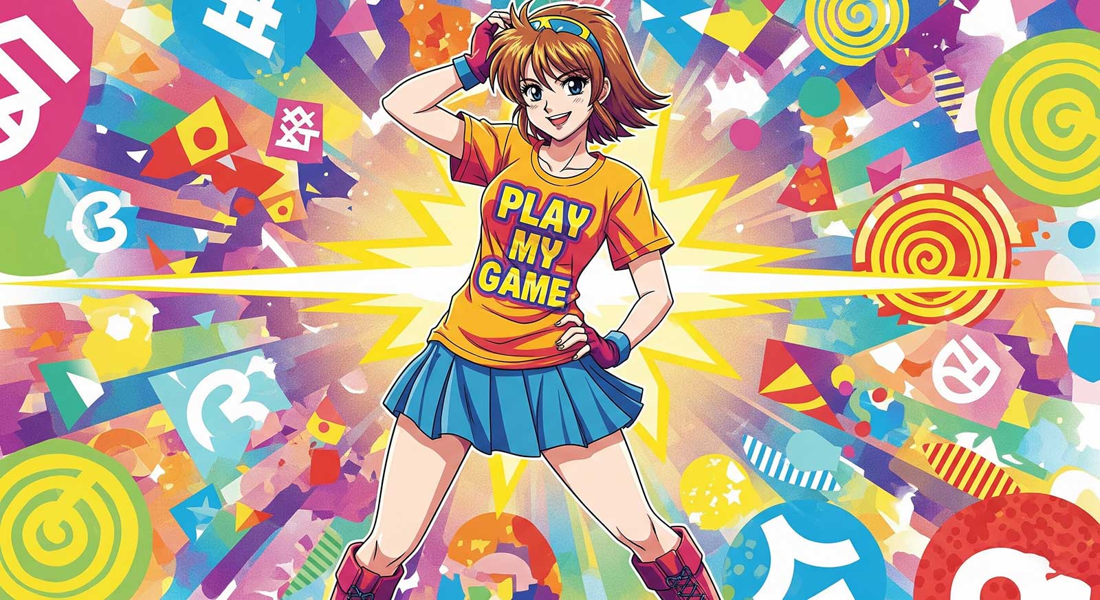 A fan playing a BentGame photo game on their phone